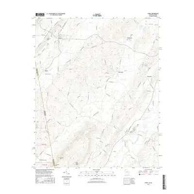 2017 Map of Lyerly, 2017 Print