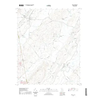 2020 Map of Lyerly, 2020 Print