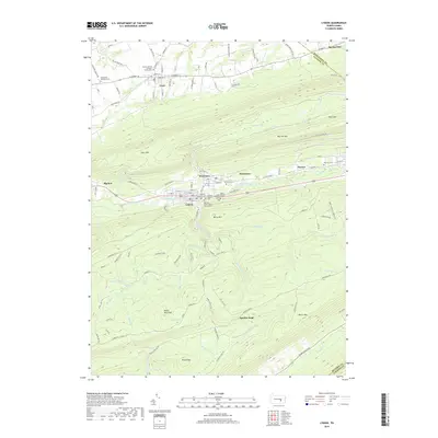 2019 Map of Lykens, 2019 Print