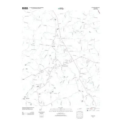 2013 Map of Lyles, 2013 Print