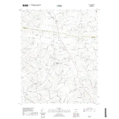 2019 Map of Lyles, 2019 Print