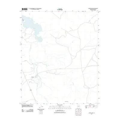 2011 Map of Lyman Lake, 2011 Print