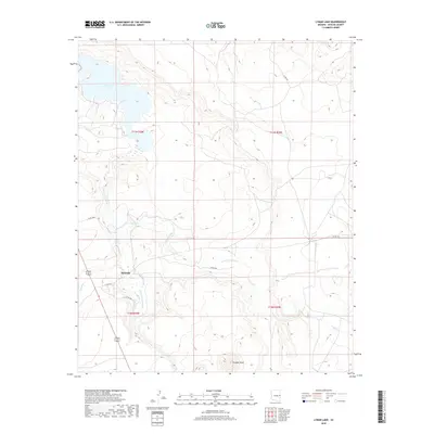 2018 Map of Lyman Lake, 2018 Print
