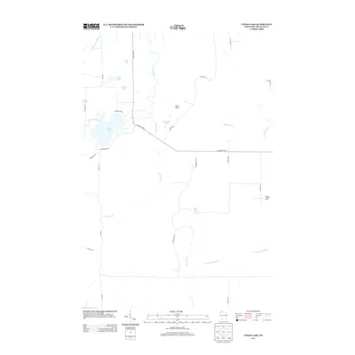 2013 Map of Lyman Lake, 2013 Print