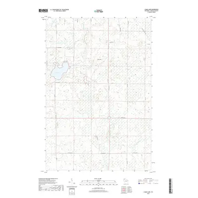2018 Map of Lyman Lake, 2018 Print
