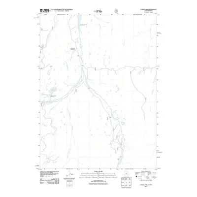 2011 Map of Lyman Lake, 2011 Print