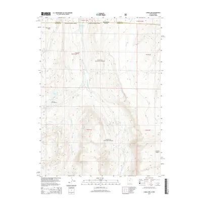 2014 Map of Lyman Lake, 2014 Print