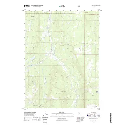 2020 Map of Lyman Lake, 2020 Print