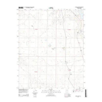 2014 Map of Lyman Lake SW, 2014 Print