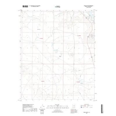 2018 Map of Lyman Lake SW, 2018 Print