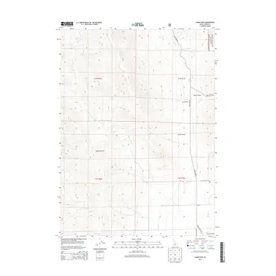 2013 Map of Lyman Pass, 2013 Print