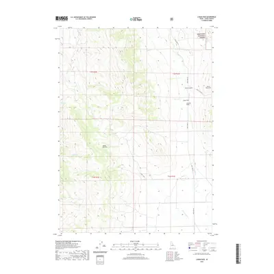 2020 Map of Lyman Pass, 2020 Print