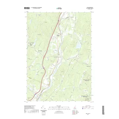 2021 Map of Lyme, 2021 Print