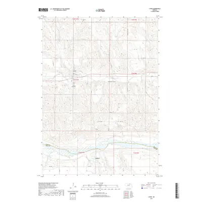2017 Map of Lynch, 2017 Print