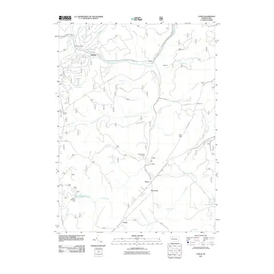 2011 Map of Lynch, 2011 Print