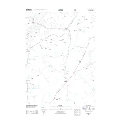 2013 Map of Lynch, 2013 Print