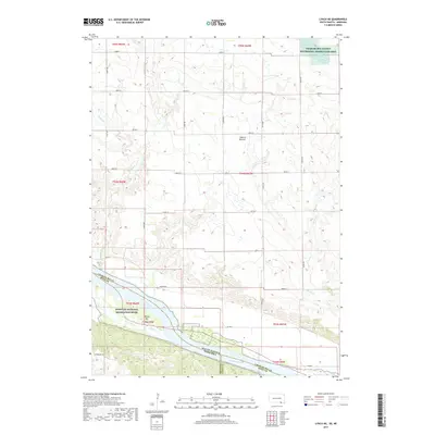 2017 Map of Lynch NE, 2017 Print