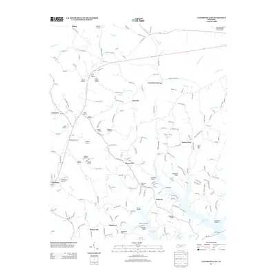 2013 Map of Lynchburg East, 2013 Print