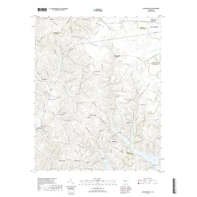 2019 Map of Lynchburg East, 2019 Print