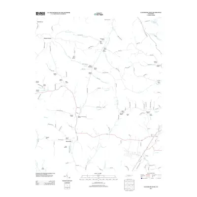 2013 Map of Lynchburg West, 2013 Print