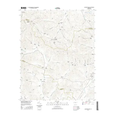 2016 Map of Lynchburg West, 2016 Print