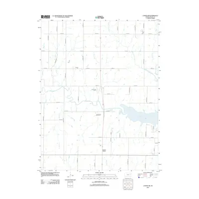 2012 Map of Lyndon NW, 2012 Print
