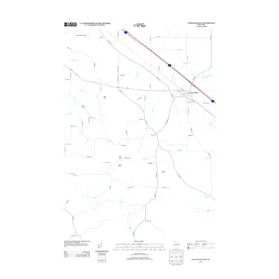 2013 Map of Lyndon Station, 2013 Print