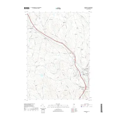 2018 Map of Lyndonville, 2018 Print