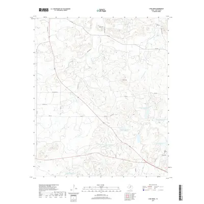 2019 Map of Lynn Creek, 2019 Print