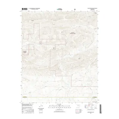 2016 Map of Lynn Mountain, 2016 Print