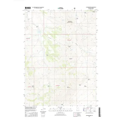 2017 Map of Lynn Reservoir, 2017 Print