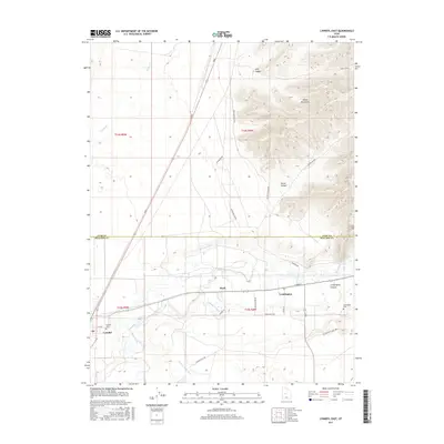 2017 Map of Lynndyl East, 2017 Print