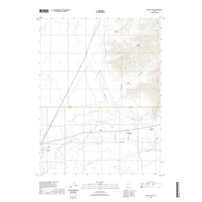 2020 Map of Lynndyl East, 2020 Print