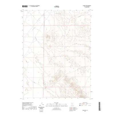 2023 Map of Lynndyl NW, 2023 Print