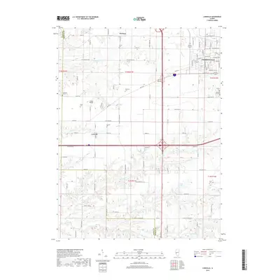 2018 Map of Lynnville, 2018 Print
