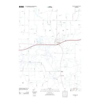2013 Map of Lynnville, 2013 Print