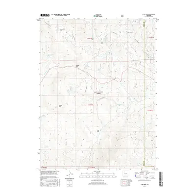 2016 Map of Lynx Pass, 2016 Print