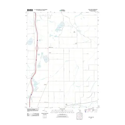2011 Map of Lyon Lake, 2011 Print