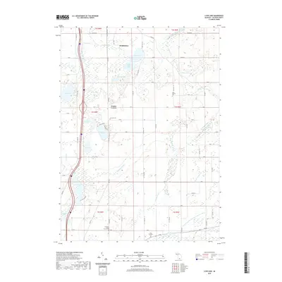 2019 Map of Lyon Lake, 2019 Print