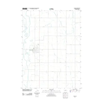 2011 Map of Lyons, 2011 Print