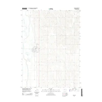 2014 Map of Lyons, 2014 Print