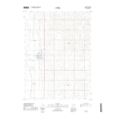 2017 Map of Lyons, 2017 Print