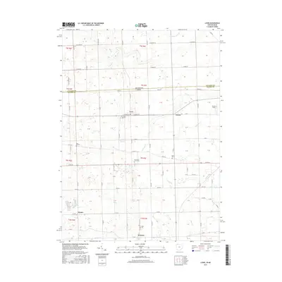 2016 Map of Lyons, 2016 Print
