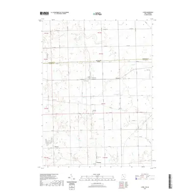 2019 Map of Lyons, 2019 Print