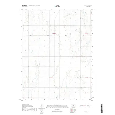 2018 Map of Lyons NW, 2018 Print
