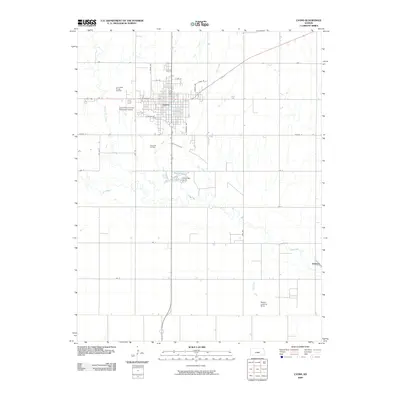 2009 Map of Lyons, 2009 Print