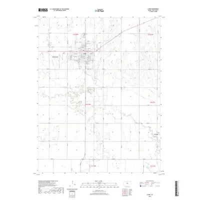 2018 Map of Lyons, 2018 Print