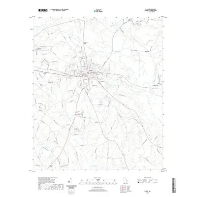 2020 Map of Lyons, 2020 Print