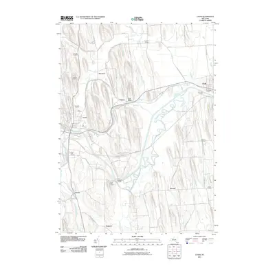 2011 Map of Lyons, 2011 Print