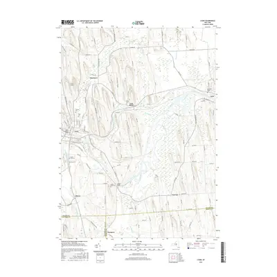 2016 Map of Lyons, 2016 Print